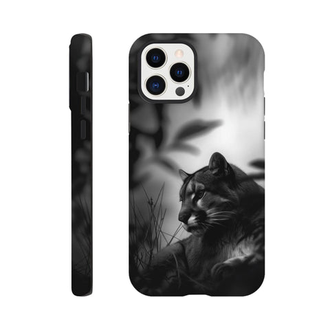 Cougar — iPhone Case | Black and White - chaipeau