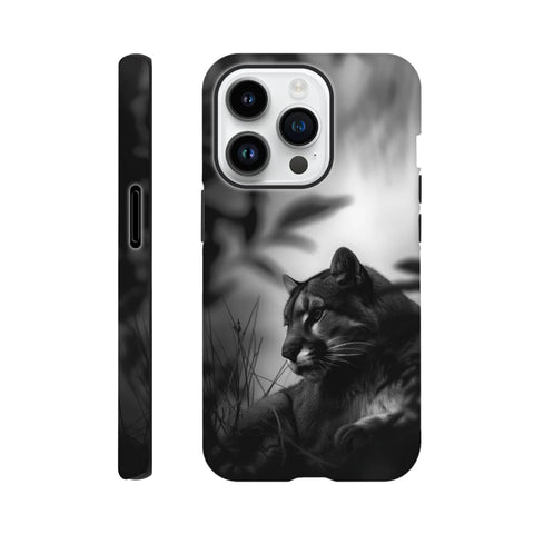 Cougar — iPhone Case | Black and White - chaipeau