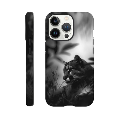 Cougar — iPhone Case | Black and White - chaipeau