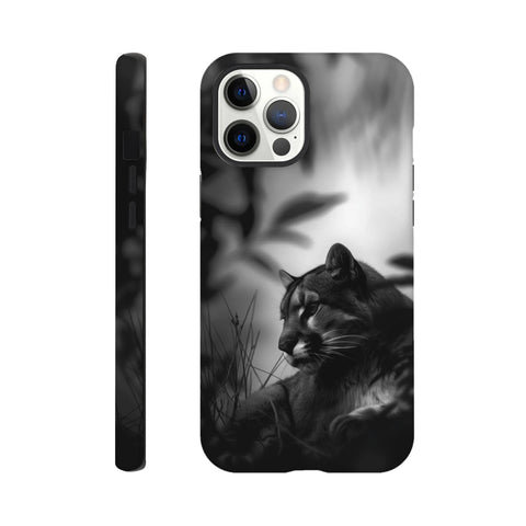 Cougar — iPhone Case | Black and White - chaipeau