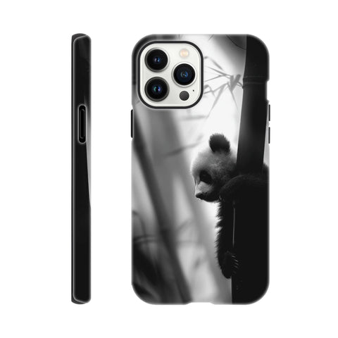 Giant Panda Cub — iPhone Case | Black and White - chaipeau