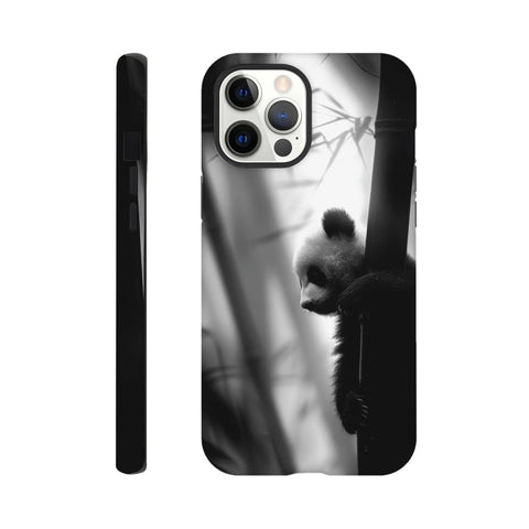 Giant Panda Cub — iPhone Case | Black and White - chaipeau