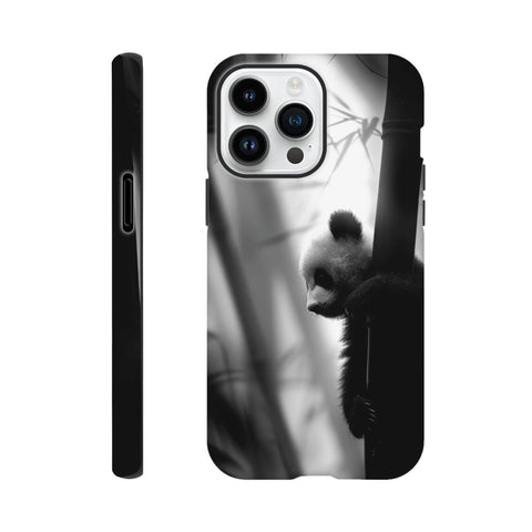 Giant Panda Cub — iPhone Case | Black and White - chaipeau