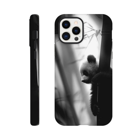 Giant Panda Cub — iPhone Case | Black and White - chaipeau
