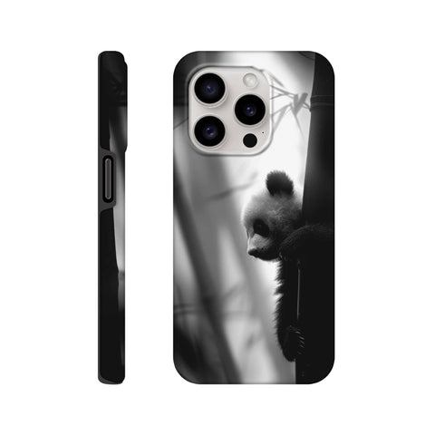 Giant Panda Cub — iPhone Case | Black and White - chaipeau