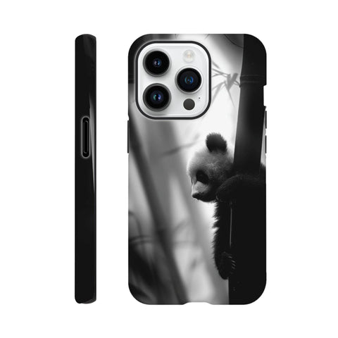 Giant Panda Cub — iPhone Case | Black and White - chaipeau