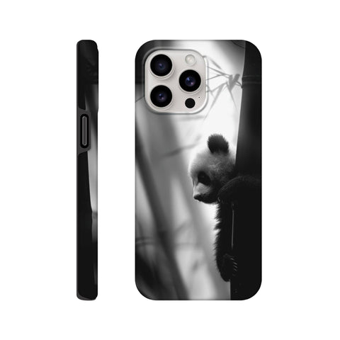 Giant Panda Cub — iPhone Case | Black and White - chaipeau