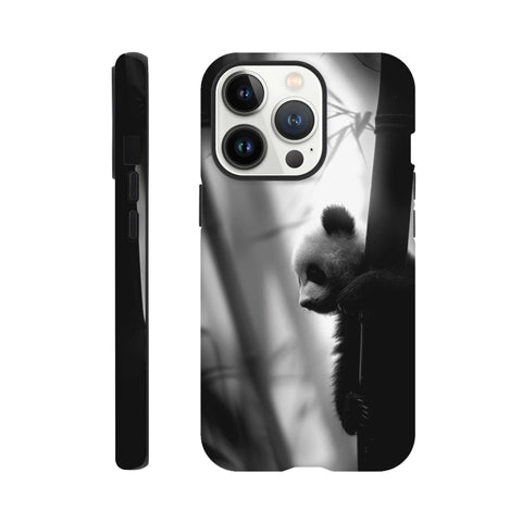 Giant Panda Cub — iPhone Case | Black and White - chaipeau