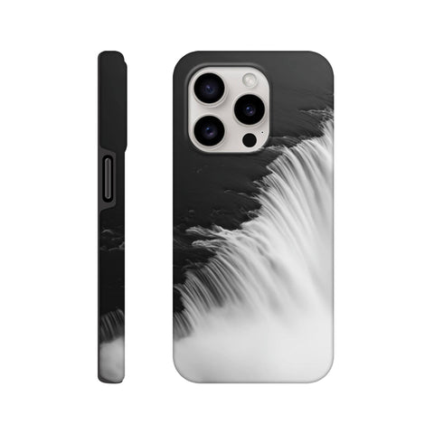 Gocta Waterfall — iPhone Case | Black and White - chaipeau
