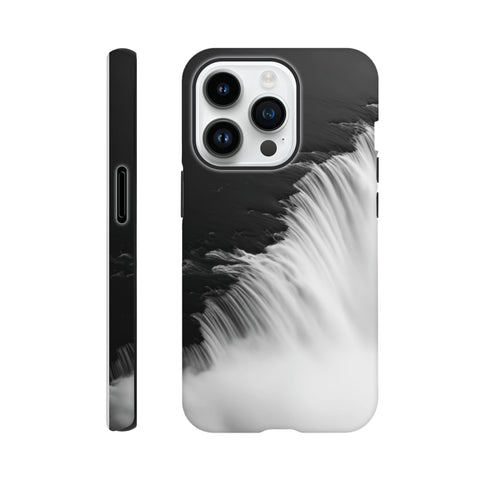 Gocta Waterfall — iPhone Case | Black and White - chaipeau