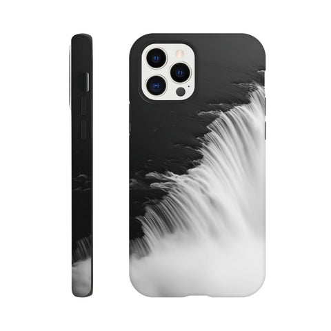 Gocta Waterfall — iPhone Case | Black and White - chaipeau