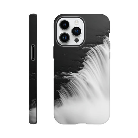 Gocta Waterfall — iPhone Case | Black and White - chaipeau