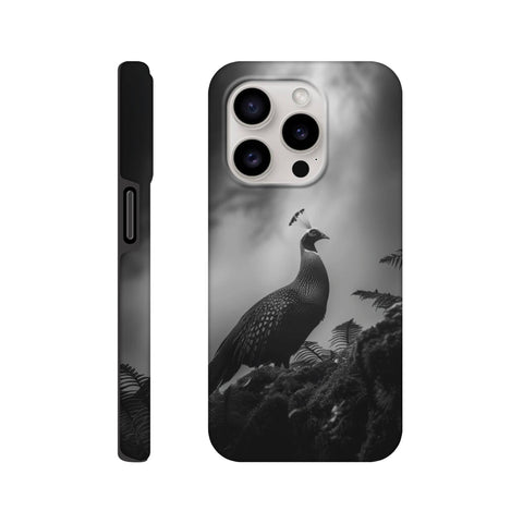 Golden Pheasant — iPhone Case | Black and White - chaipeau
