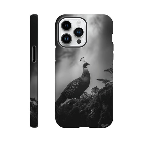 Golden Pheasant — iPhone Case | Black and White - chaipeau