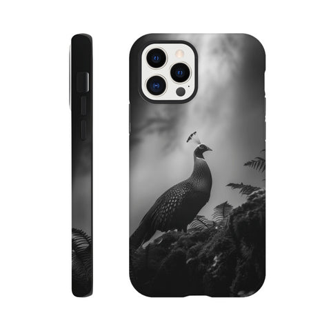 Golden Pheasant — iPhone Case | Black and White - chaipeau