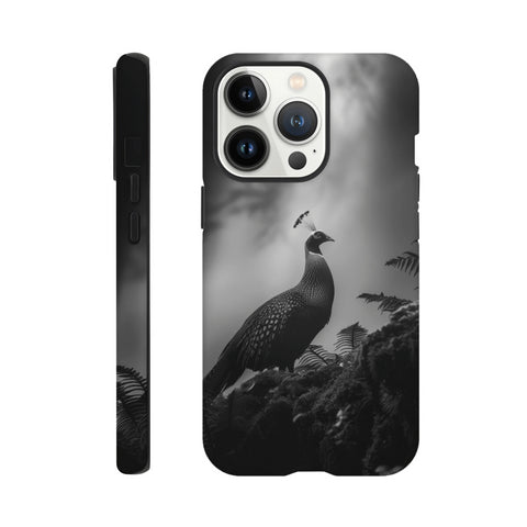 Golden Pheasant — iPhone Case | Black and White - chaipeau