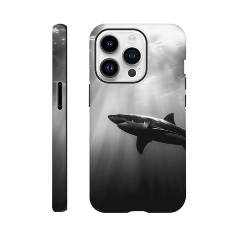 Great White Shark — iPhone Case | Black and White - chaipeau