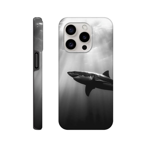 Great White Shark — iPhone Case | Black and White - chaipeau