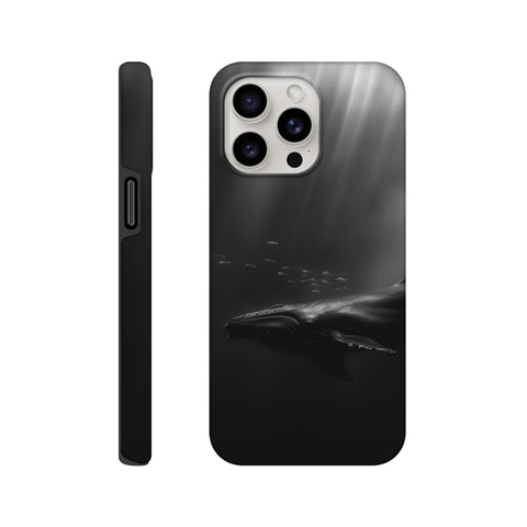 Humpback Whale — iPhone Case | Black and White - chaipeau