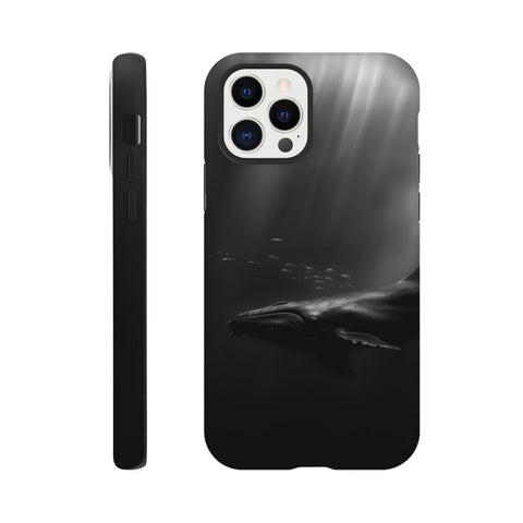 Humpback Whale — iPhone Case | Black and White - chaipeau