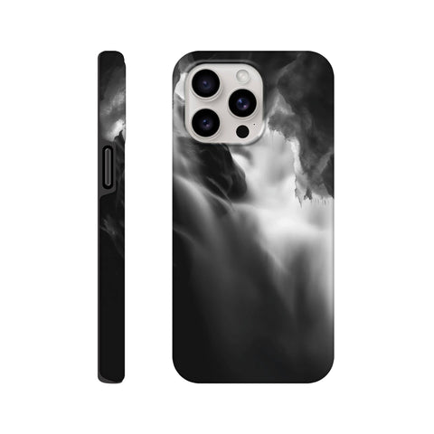 Ice Cavern — iPhone Case | Black and White - chaipeau