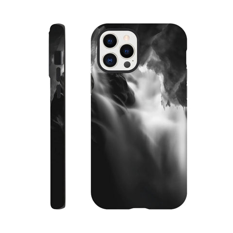 Ice Cavern — iPhone Case | Black and White - chaipeau