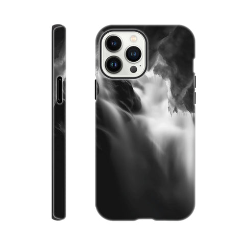 Ice Cavern — iPhone Case | Black and White - chaipeau