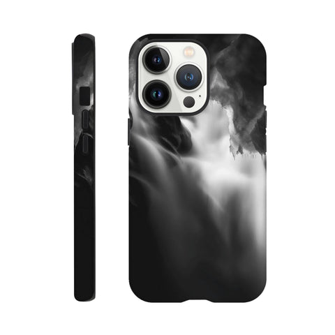 Ice Cavern — iPhone Case | Black and White - chaipeau