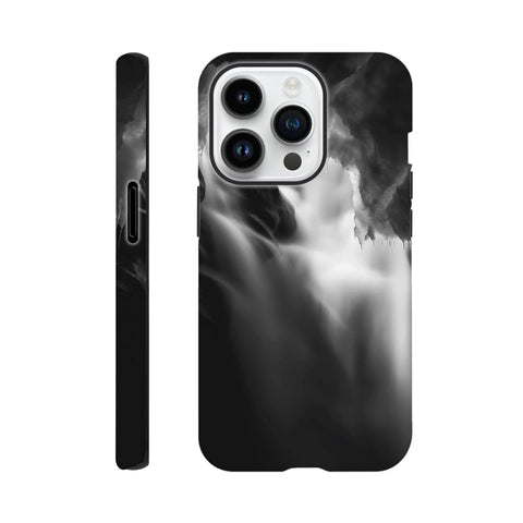 Ice Cavern — iPhone Case | Black and White - chaipeau