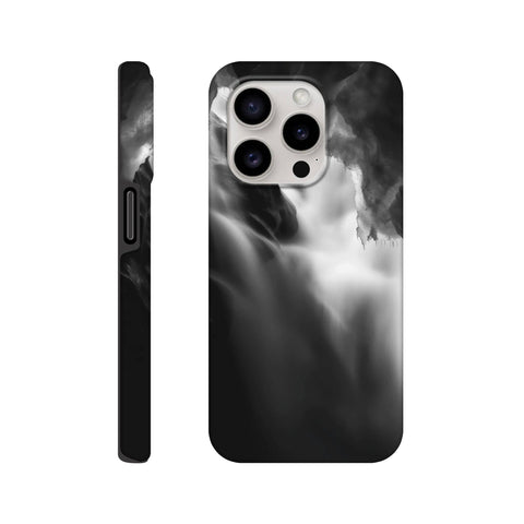 Ice Cavern — iPhone Case | Black and White - chaipeau