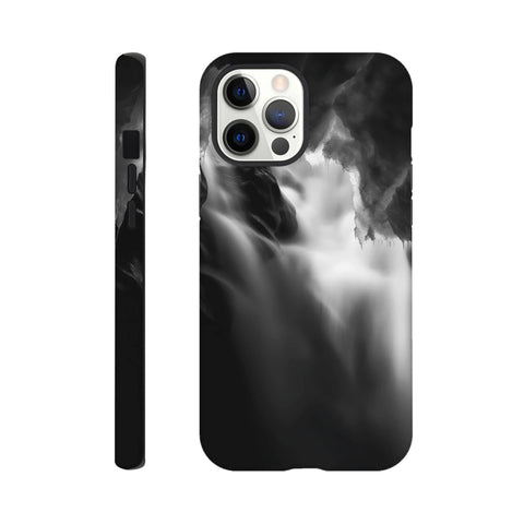 Ice Cavern — iPhone Case | Black and White - chaipeau