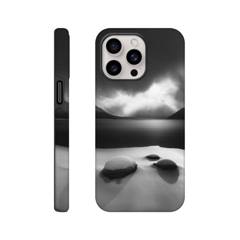 Khoton Lake — iPhone Case | Black and White - chaipeau