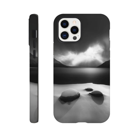 Khoton Lake — iPhone Case | Black and White - chaipeau
