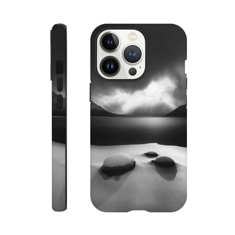 Khoton Lake — iPhone Case | Black and White - chaipeau