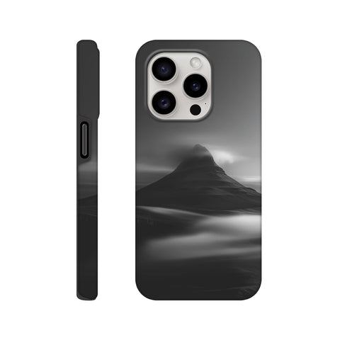 Kirkjufell — iPhone Case | Black and White - chaipeau