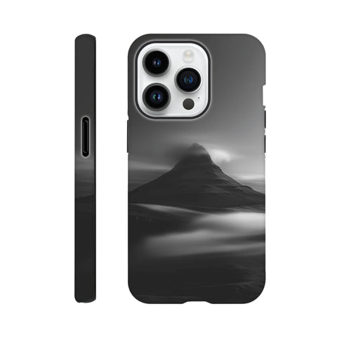 Kirkjufell — iPhone Case | Black and White - chaipeau