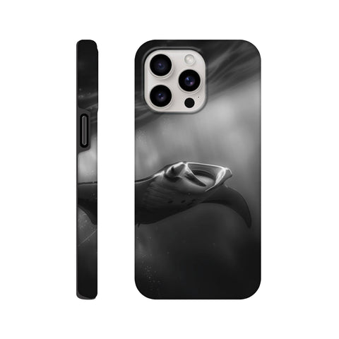 Manta Ray — iPhone Case | Black and White - chaipeau