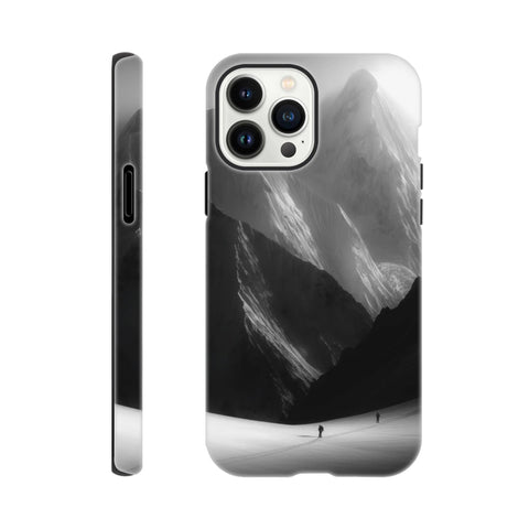 Mountain Climbers — iPhone Case | Black and White - chaipeau