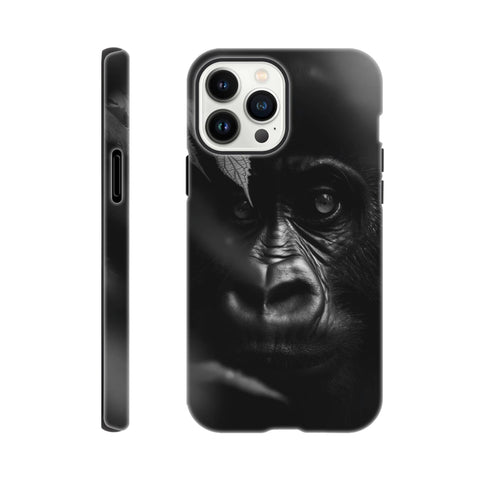 Mountain Gorilla — iPhone Case | Black and White - chaipeau