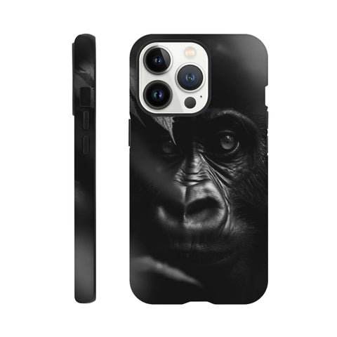 Mountain Gorilla — iPhone Case | Black and White - chaipeau