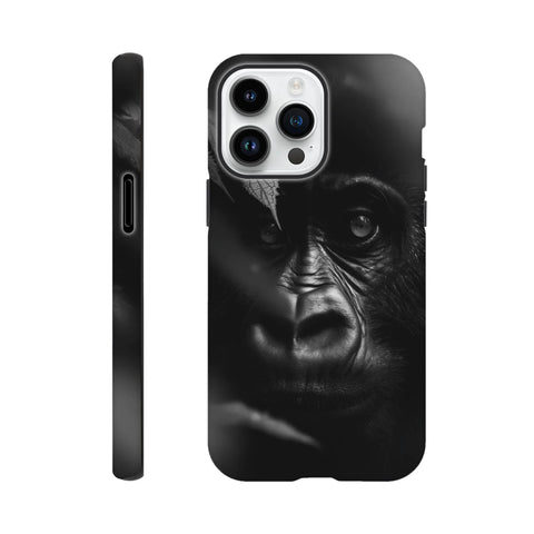 Mountain Gorilla — iPhone Case | Black and White - chaipeau