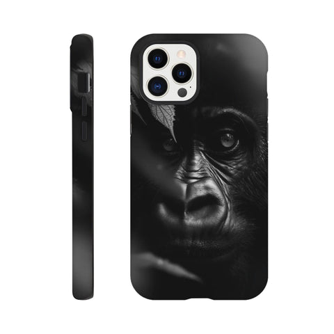 Mountain Gorilla — iPhone Case | Black and White - chaipeau