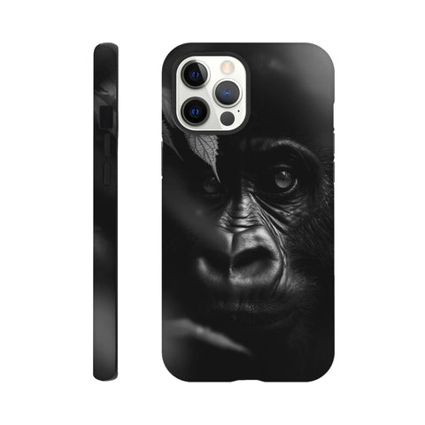 Mountain Gorilla — iPhone Case | Black and White - chaipeau
