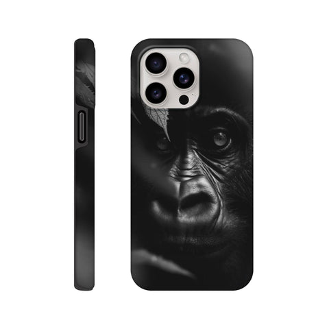 Mountain Gorilla — iPhone Case | Black and White - chaipeau