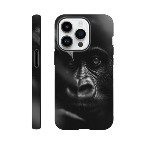 Mountain Gorilla — iPhone Case | Black and White - chaipeau