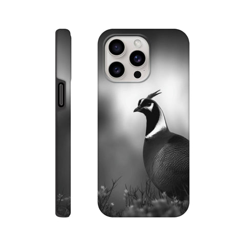 Pheasant — iPhone Case | Black and White - chaipeau