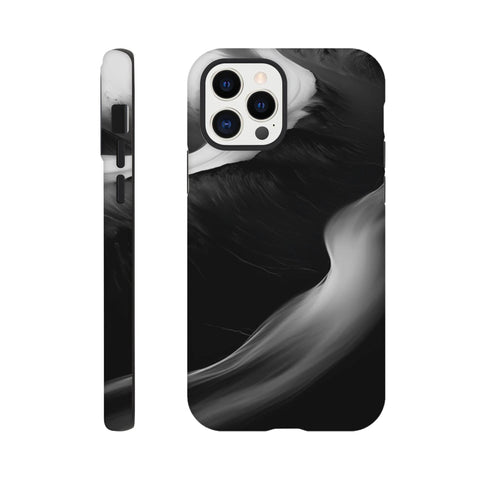 Glacier River — iPhone Case | Black and White - chaipeau