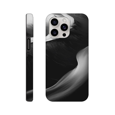 Glacier River — iPhone Case | Black and White - chaipeau