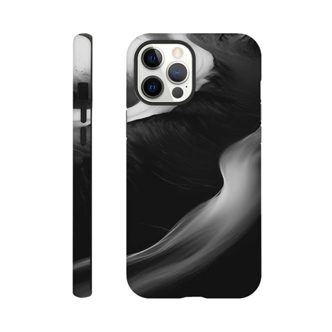 Glacier River — iPhone Case | Black and White - chaipeau