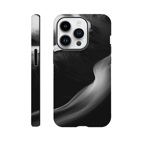 Glacier River — iPhone Case | Black and White - chaipeau